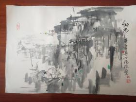 常州著名画家.丁德源.包真