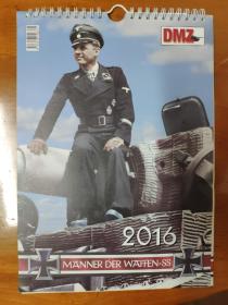 德国武装党卫军人物挂历 Kalender Männer der Waffen-SS 2016