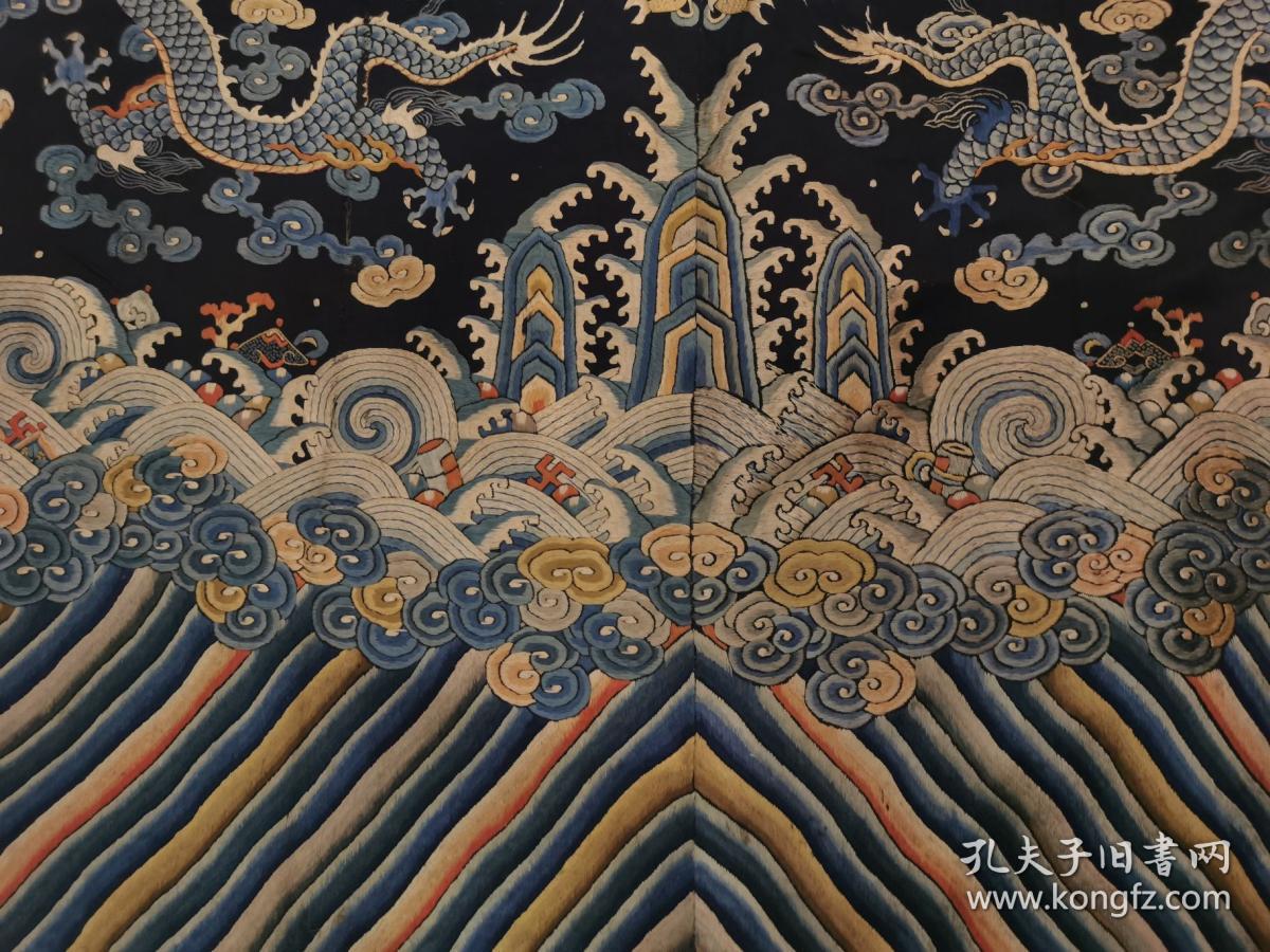 清 刺绣女官龙袍