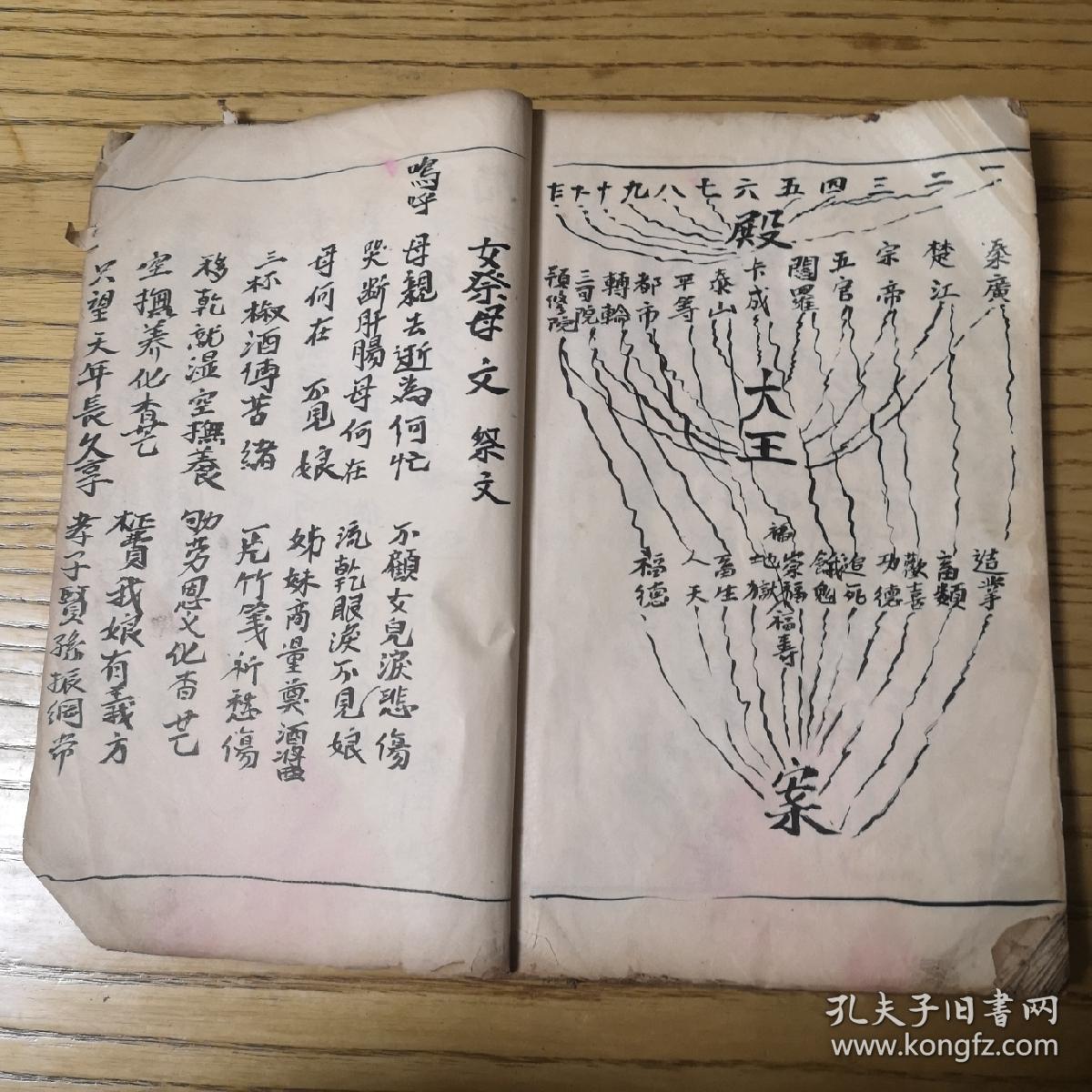 清代宗教手抄本:诸蘸仪,安香火三献仪,开坛仪竟,任激切谢恩之至酒斟初