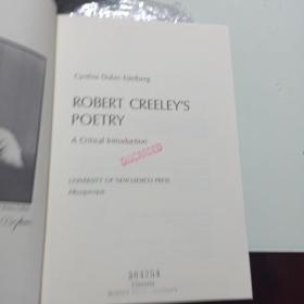 Robert Creeley's poetry a critical introduction黑山派诗人罗伯特·克里利的诗歌:批评导论