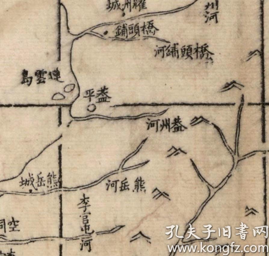 0015古地图1864清同治三年盛京全图纸本大小63486936厘米宣纸原色微喷