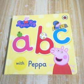 小猪佩奇 粉红猪小妹 英文原版 Peppa Pig: ABC with Peppa