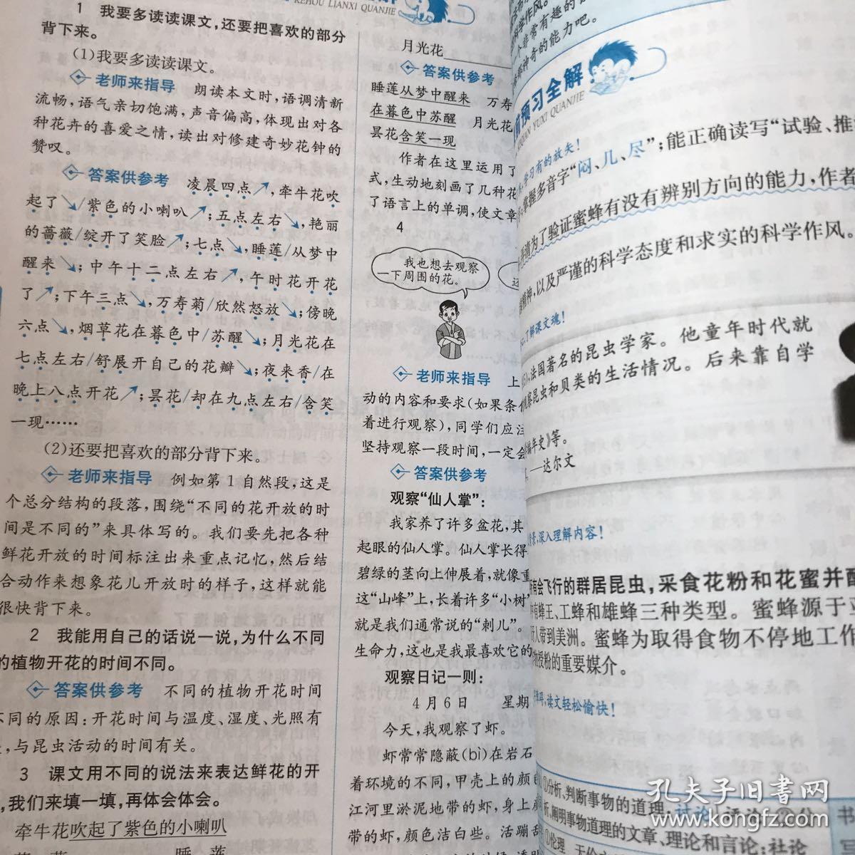 小学教材全解 三年级语文上 人教版 2015秋