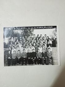 80年代安徽省安庆二中中学毕业合影照片