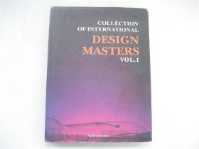 英文原版  CoIIection of InternationaI Design Masters VoI.1   国际设计大师集锦   大16开精装铜版彩印厚册