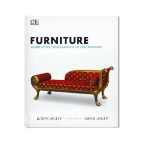 全新正版现货 Furniture: World Styles from Classical to Contemporary DK世界家具大百科 DK 家具的“博物大百科”全书 英文原版