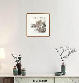 楊群鋒   68＊68cm   1000元
楊群峰，字鴻聲，號逍遙子。泰山人，現定居北京。生于墨香之家，自幼耳濡目染，摯愛丹青。1992年畢業于天津美術學院，受教于張浦生，王振德，霍春陽先生。水墨人物師從劉大為，任惠中，富中奇，陳嶸老師。