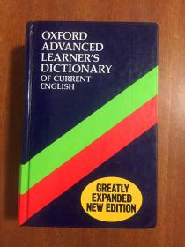 外文书店库存全新无瑕疵 英国进口原装辞典 牛津高阶英语词典 第四版 最新增补版  OXFORD ADVANCED LEARNER'S DICTIONARY FOURTH EDTION GREATLY EXPANDED NEW EDTITION