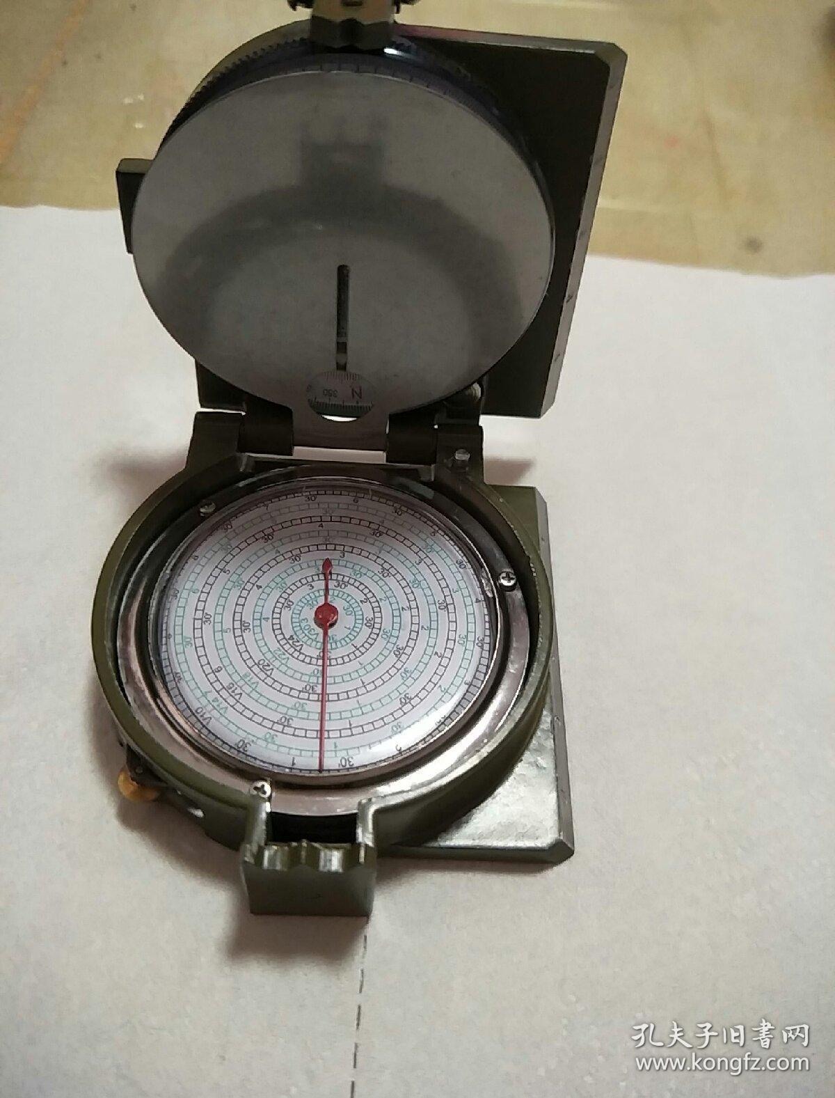 军用指南针-六五式,高精度(带皮套,全新)