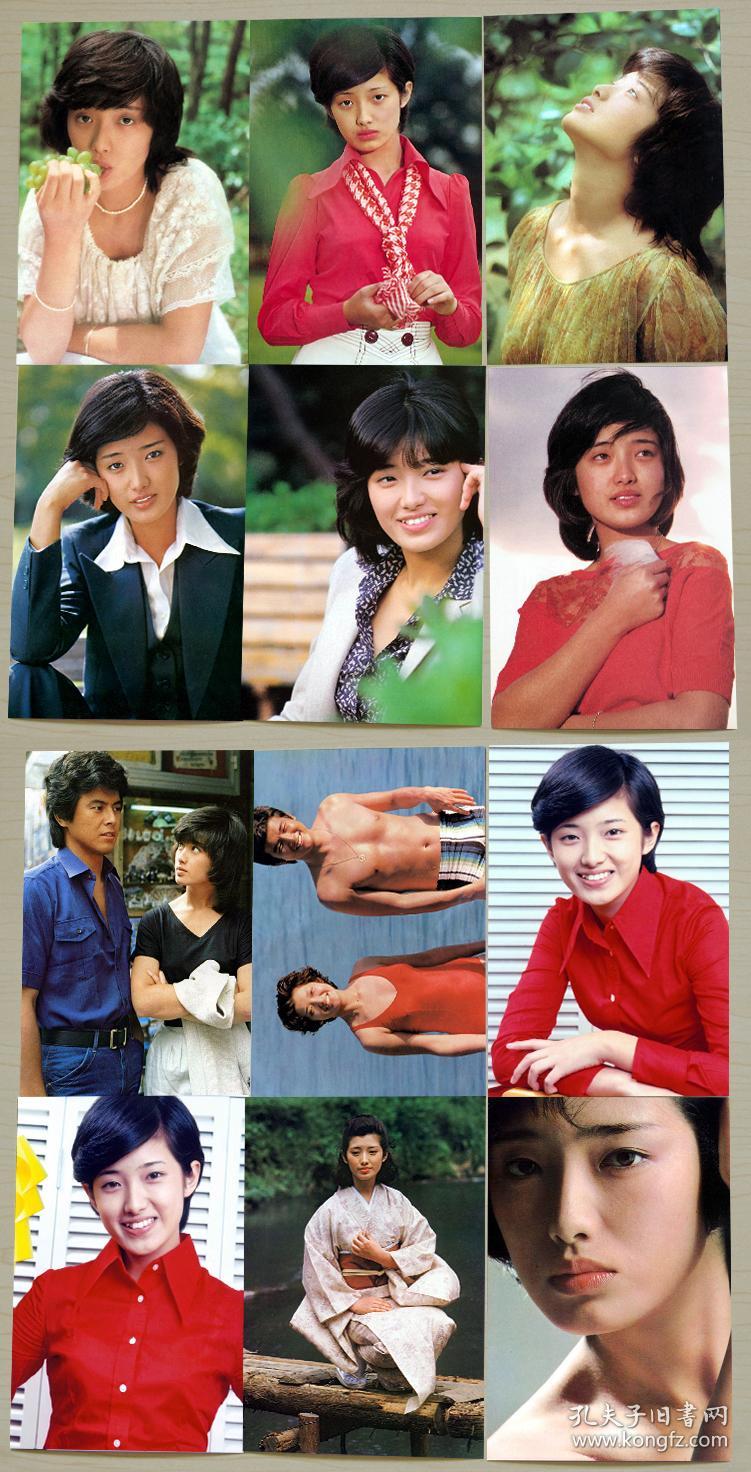 怀旧收藏 山口百惠 三浦友和经典高清明星5寸照片相片写真183张