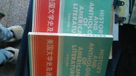 英文书- Histiry  andAnthologyofAmericanLiterature Volume1-和2【美国文学史及选读2本】两本一套---新的，放久了-品好