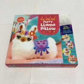 制作羊驼枕头 Klutz儿童手工书 DIY毛绒玩具 培养动手能力 英文原版 UR OWN FURRY LLAMA OPK  英文儿童手工