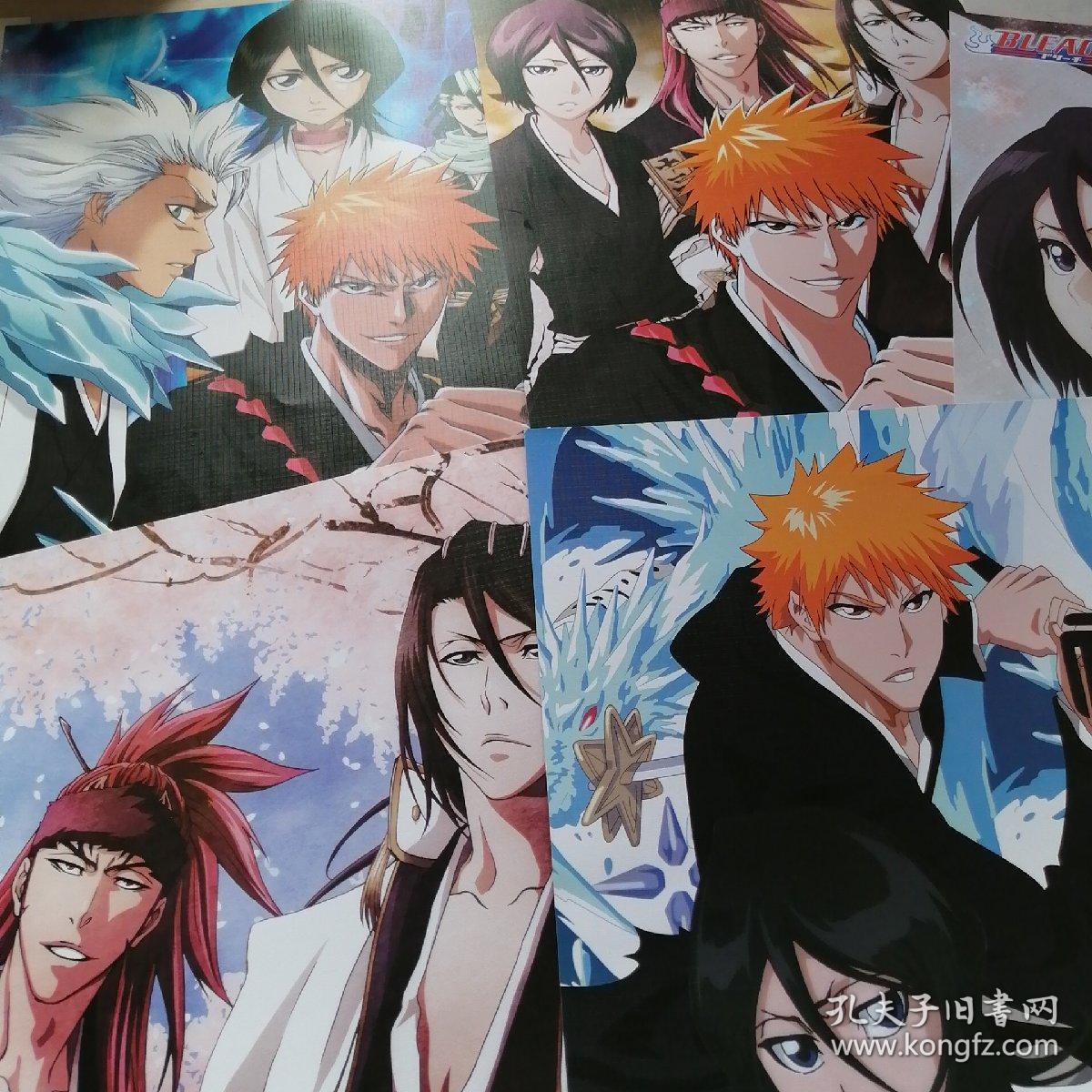 bleach死神 海报宣传画一套八张