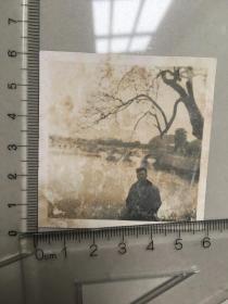 老照片1960年摄于桂林月牙山 留念尺寸 5.5+6
