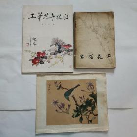 手绘绢画：工笔花鸟【附赠2本-工笔花卉技法，白描花卉】