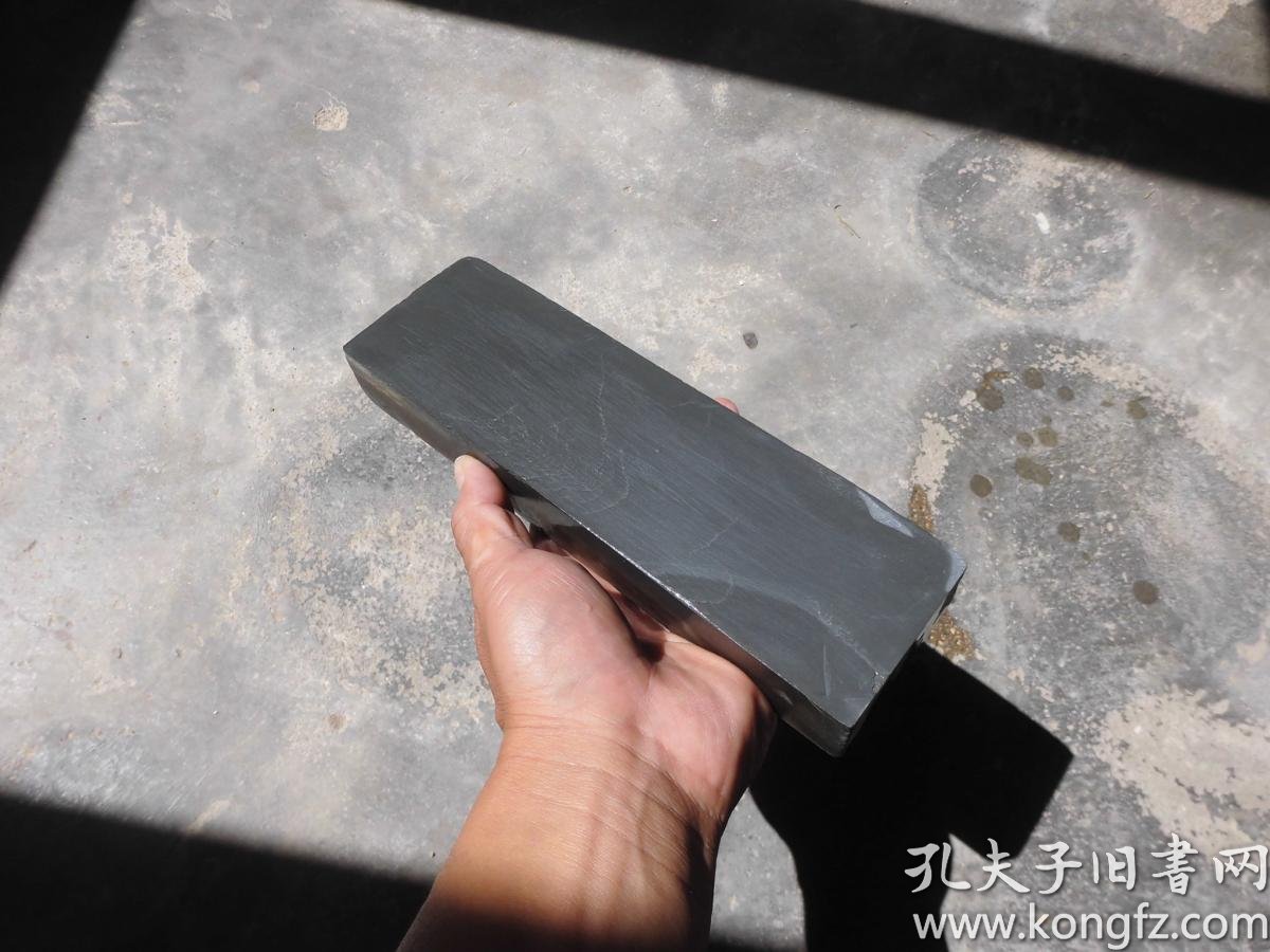 一个老砥石磨刀石 老磨石 剃刀磨刀石