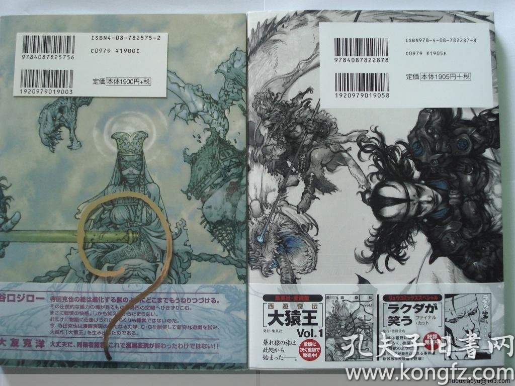 大猿王1 2全寺田克也16k超大本全彩画集颠覆你认知的悟空 孔夫子旧书网