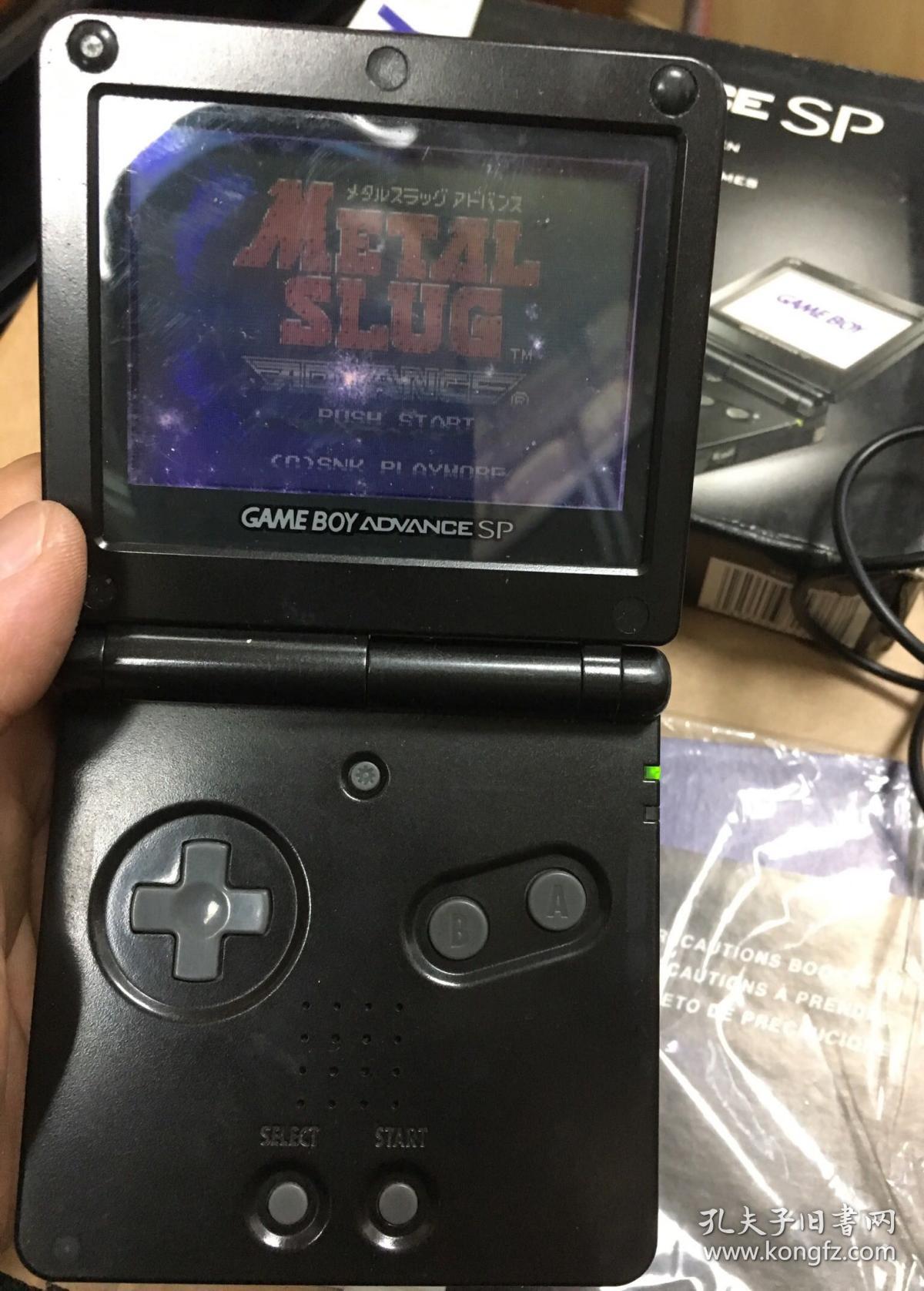 原装gameboy advance sp 带盒说明书 充电器