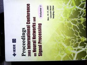 《proceedings 2003 international conference on neural networks and signal processing》2
