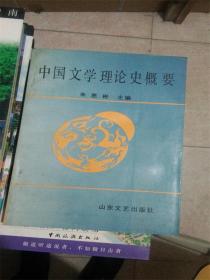 中国文学理论史概要（作者签赠本）B4