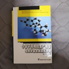 小分子药物的生产制备与化学全合成路线手册（见图.书口上方稍有几页水渍）