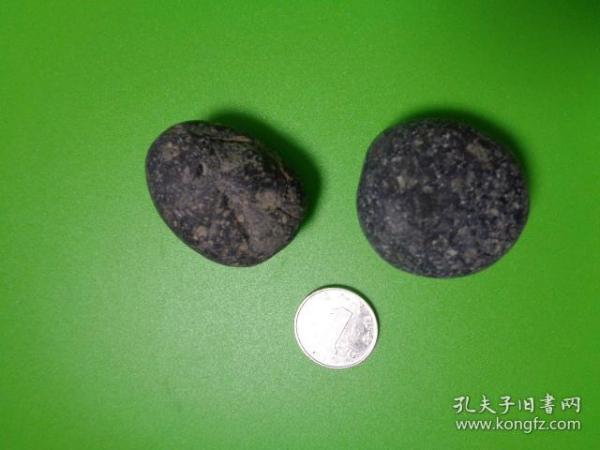 原石收藏:浙江省舟山市朱家尖乌石塘 乌石(二个)