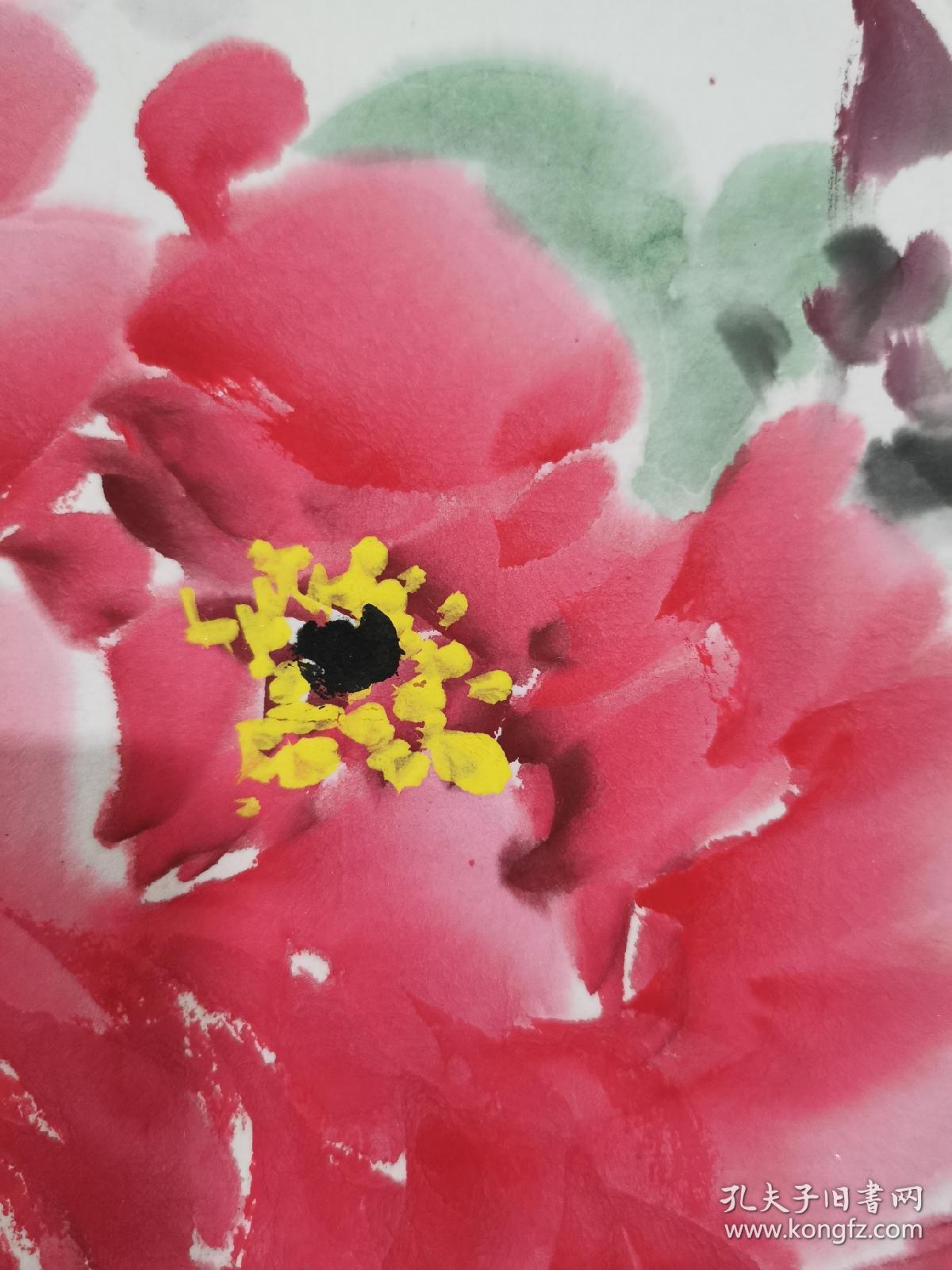 李馨4尺斗方牡丹