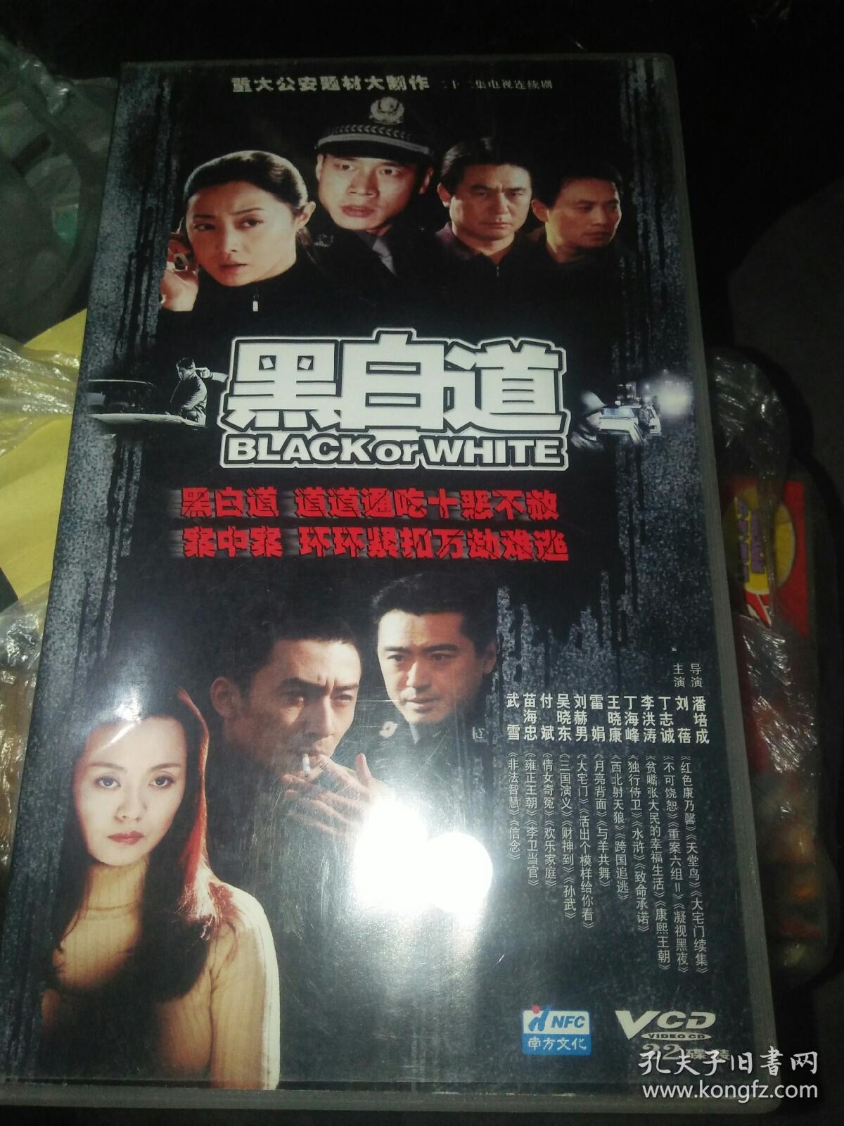 电视剧vcd碟片 黑白道 22碟 刘蓓李洪涛丁海峰王晓康丁志诚雷娟刘赫男