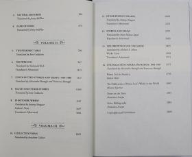 英文原版Complete Works of Primo Levi普里莫•莱维作品全集精装