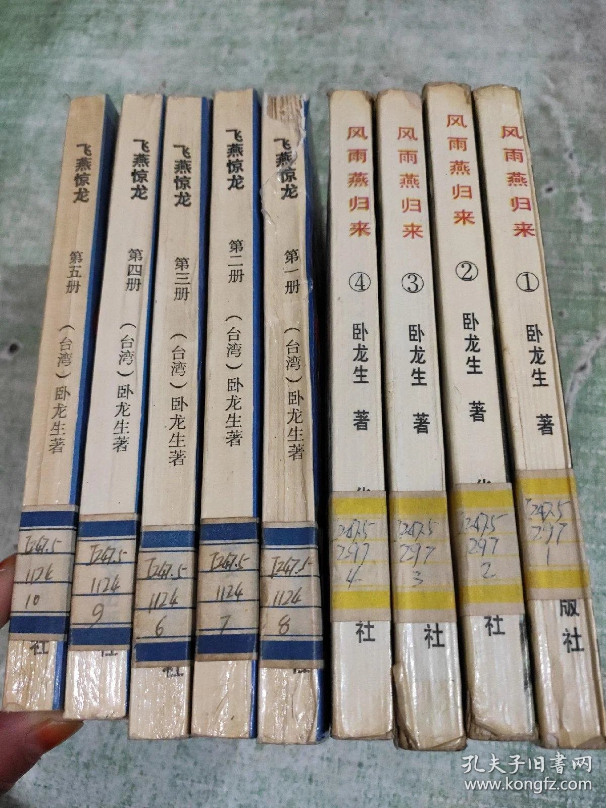 飞燕惊龙(全五册)续集风雨燕归来(全四册)【全9册合售】
