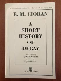 A Short History of Decay（现货，实拍书影）