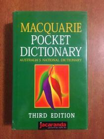 MACQUARIE POCKET DICTIONARY 澳大利亚原版辞典 麦夸里袖珍英语词典 第三版