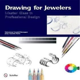 原装正版  Drawing for Jewelers Master Class in Professional Design   珠宝制图 专业设计硕士  珠宝设计类书籍