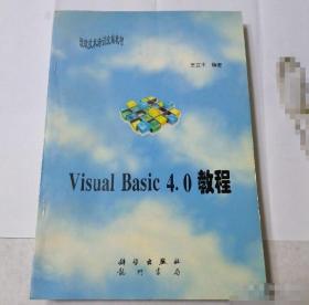 Visual Basic 4.0教程 王立丰  编著 9787030058133