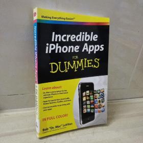 正版 Incredible iPhone Apps for Dummies[难以置信的苹果手机iP