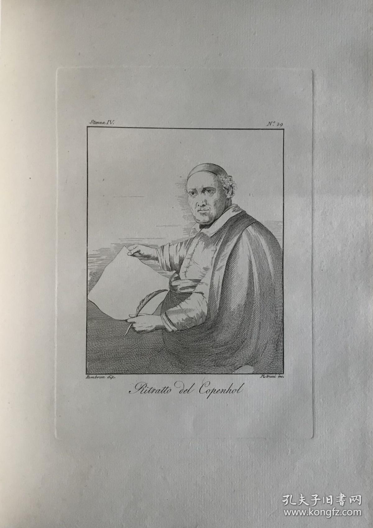 1812年波拿巴铜版蚀刻画集142幅吕西安波拿巴美术馆藏大师作品的精彩