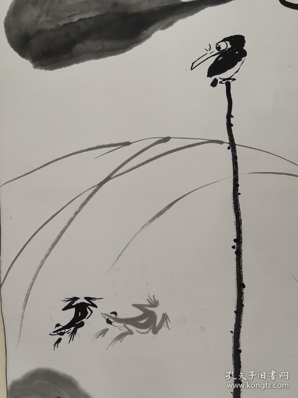 郑正 尺寸 138/68 立轴 1925年出生于安徽萧县刘套村.1938年小学毕业.