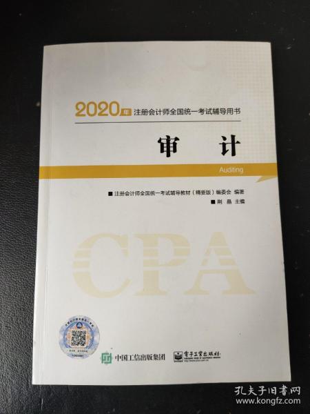 2020年注册会计师职称官方辅导书注会审计辅导书精要版教材辅导书备考学习中华会计网校梦想成真