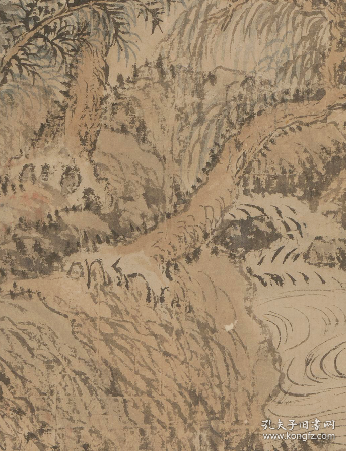 王翚夏山高隐轴纸本大小865519183厘米宣纸艺术微喷复制