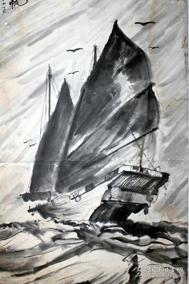 郑作奇 50年代帆船