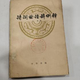诗词曲语辞例释