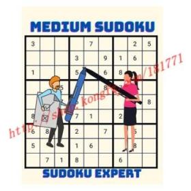【进口原版】Medium Sudoku - 200 Large Print Sudoku Puzzl...