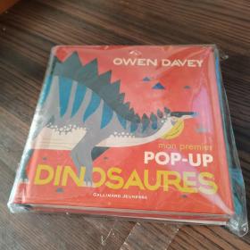 我的首本恐龙立体书 法文原版  Pop-Up Dinosaurs 弹出式立体书-