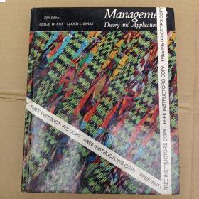 management theory and application fifth edition（货号：579）