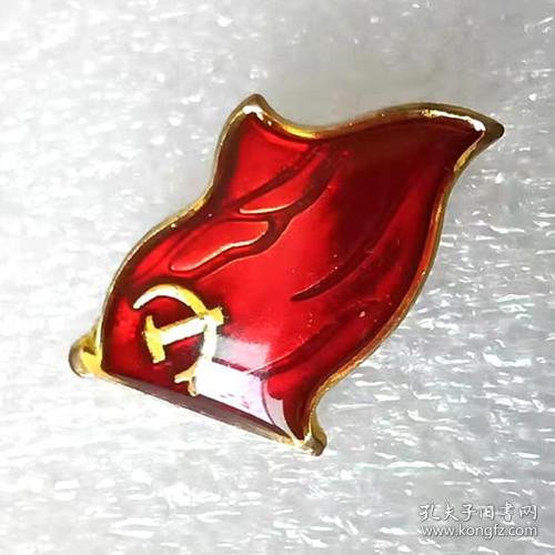 党徽 党员徽章 校徽 铜胸章 证章 背文:上海中医药大学党委