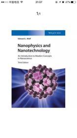 nanophysics and nanotechnology 纳米物理学和纳米技术