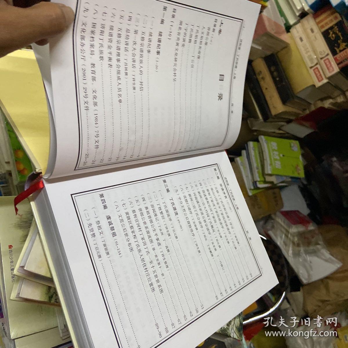 丁氏宗谱上中下济阳堂五修宗谱库存新书