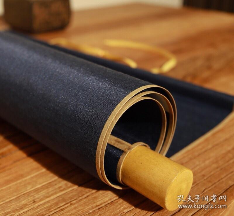 古纸制苏工卷轴成品空白挂轴书房雅品