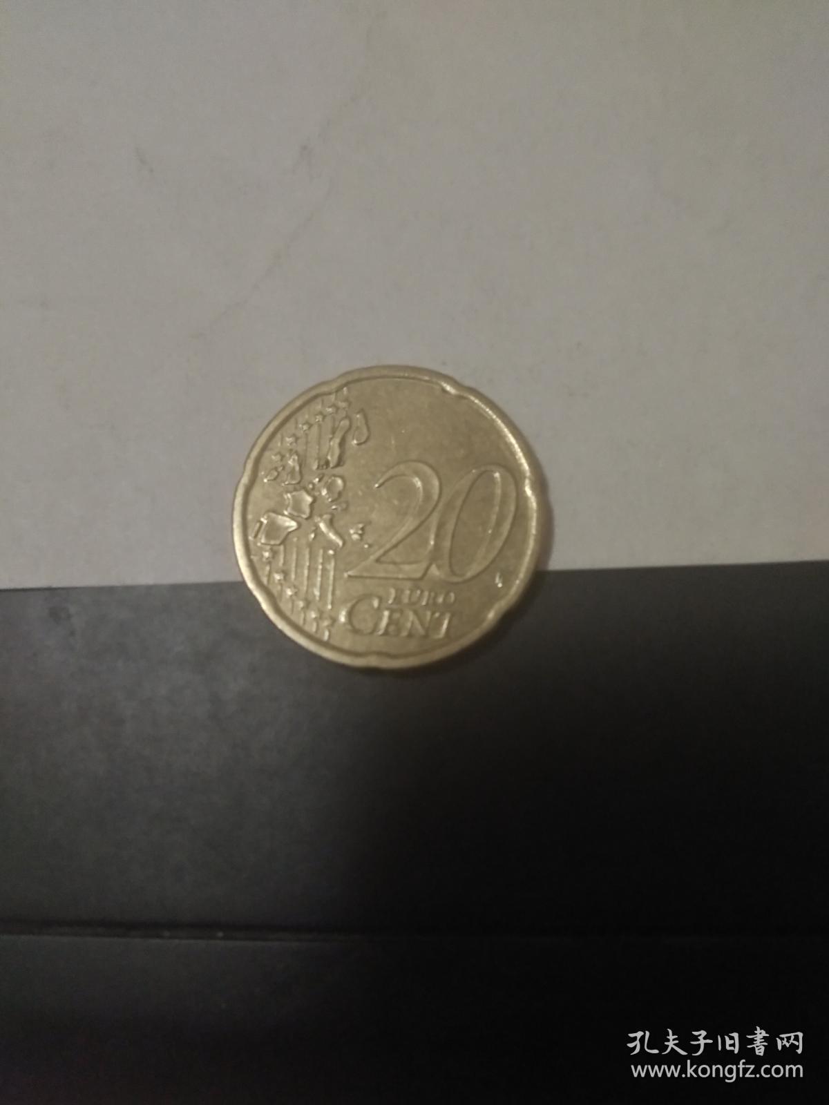 奥地利欧元硬币10欧分10cent2002流通真品